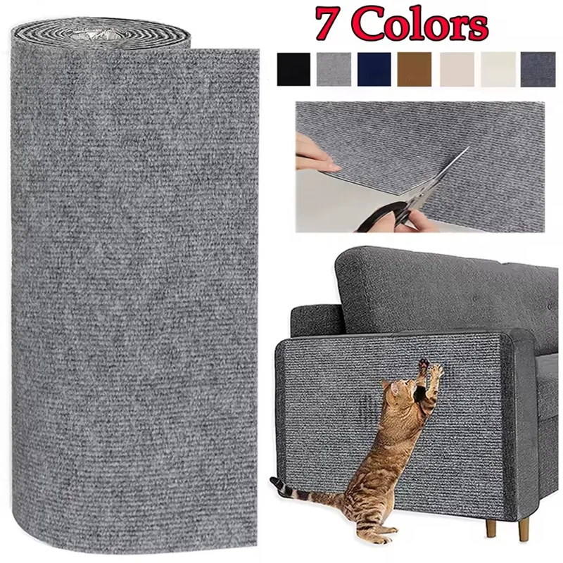 Self Adhesive Cat Scratch Mat Furniture Protector