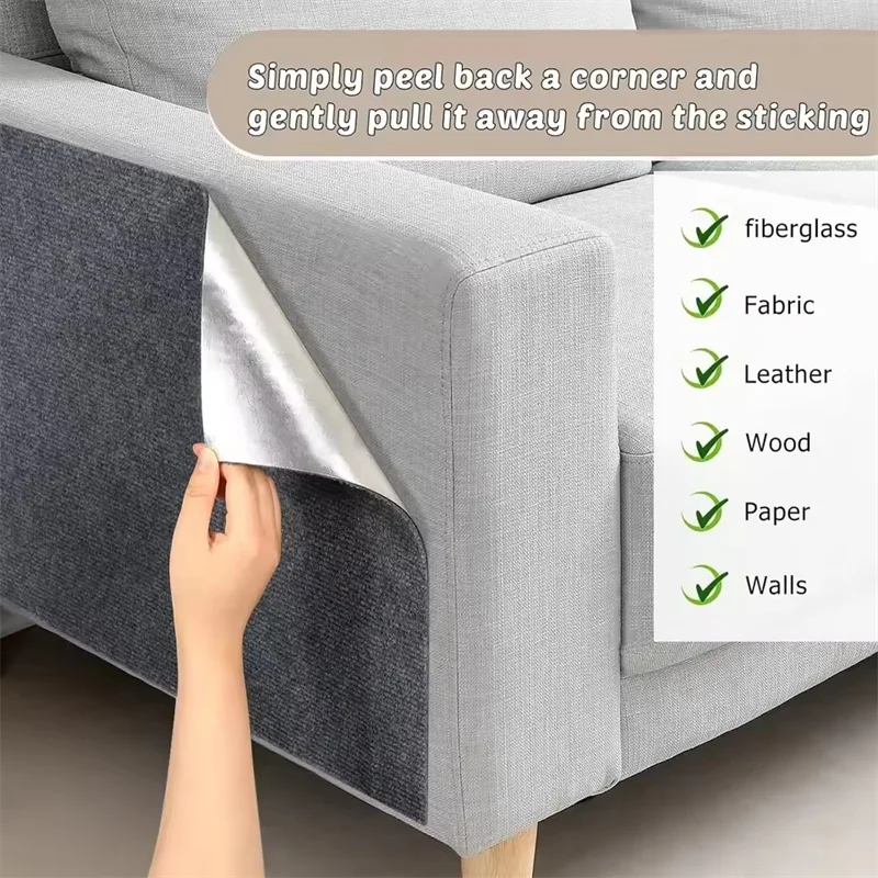 Self Adhesive Cat Scratch Mat Furniture Protector