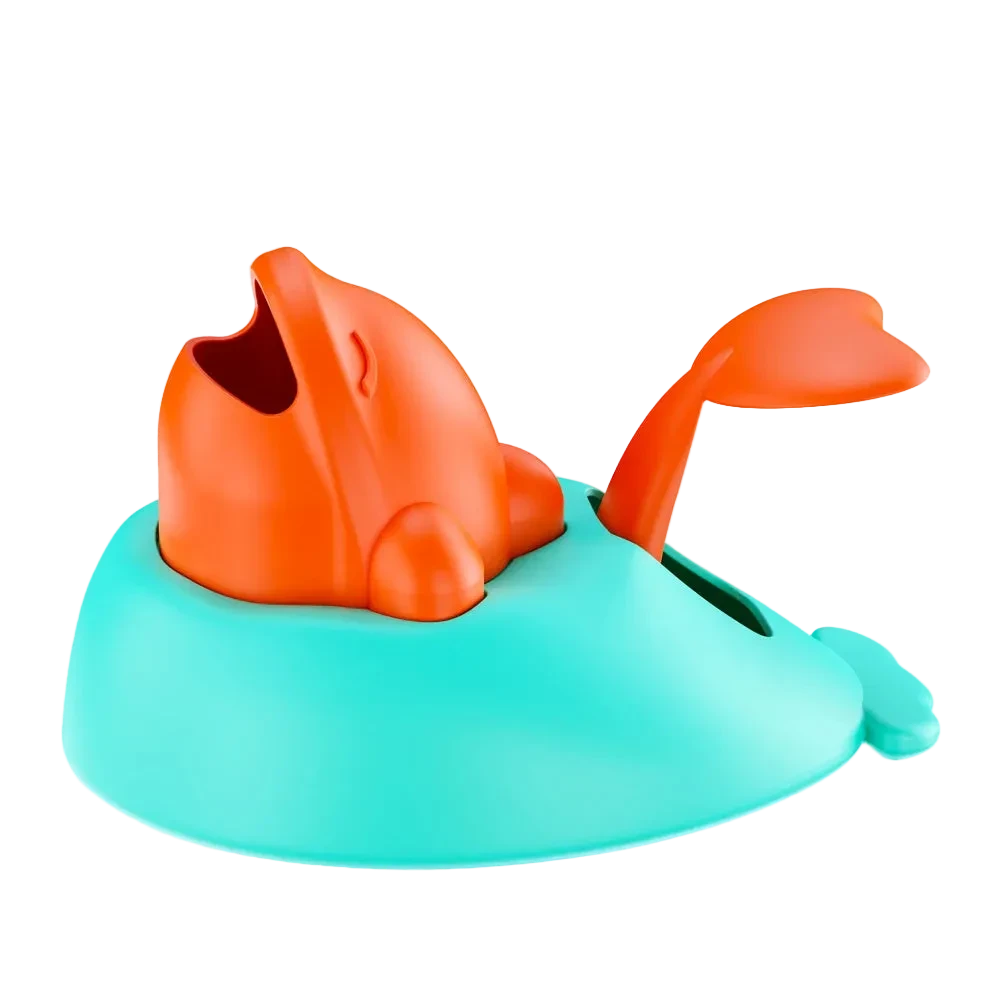 Interactive Dog & Cat Treat Toy Whale-Shaped Puzzle Slow Feeder