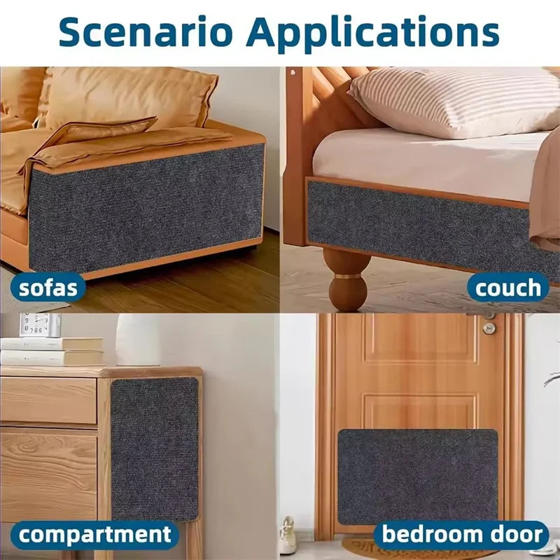 Self Adhesive Cat Scratch Mat Furniture Protector